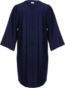 Ensemble Robe de Cérémonie, Toque et Pompon – Polyester Mat de Haute Qualité – Robe de Remise de Diplôme Classique avec Fermeture Éclair Facile à l'Avant - Product Image 6