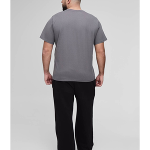 เสื้อยืดโพลีเอสเตอร์ผสมสแปนเด็กซ์ แขนสั้น ระบายอากาศได้ดี สวมใส่สบาย ดีไซน์เรียบง่าย สีพื้น ไซส์ใหญ่ คลาสสิก  รับออกแบบลายตามสั่ง - Product Image 6