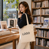 Sac fourre-tout réutilisable en toile de coton recyclé pour femme, directement de l'usine, avec poignées en corde, fermeture éclair et logo personnalisé imprimé en sérigraphie