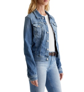 เสื้อแจ็คเก็ตยีนส์ยูนิเซ็กซ์แฟชั่นปี 2026 พร้อมหนังแกะ กันลม ดีไซน์ปรับแต่งได้ ระบายอากาศดี ผลิตจากผ้าที่ยั่งยืน เหมาะสำหรับฤดูใบไม้ผลิและกิจกรรมกลางแจ้ง - Product Image 2