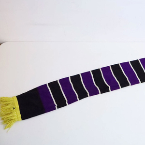 Écharpes longues de sport en gros, écharpes tricotées pour supporters de football, écharpes personnalisées de rugby et de football - Product Image 5