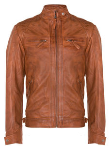 Veste à capuche matelassée en cuir de vachette color block pour homme grande taille, col montant, fermeture éclair, respirante, imperméable, coupe-vent, séchage rapide - Product Image 1
