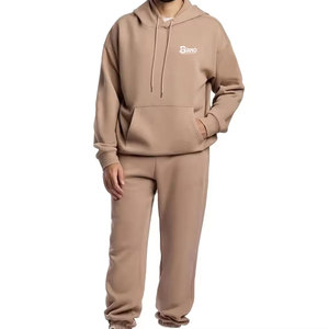 New Design 100% Cotton Breathable Winter Hooded <b>Pullover</b> <b>Men</b> Tracksuit Long Sleeve Street Wear Made in Pakistan - Product Image 1