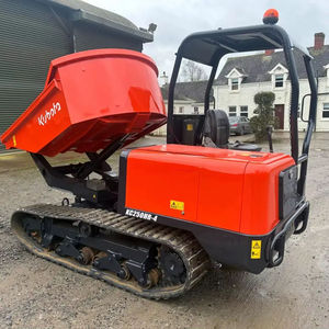 รถแทรกเตอร์ตีนตะขาบขนาดเล็ก Kubota KC250HR-4 สีแดง 25 แรงม้า เครื่องยนต์ดีเซล สำหรับงานจัดสวน - Product Image 1