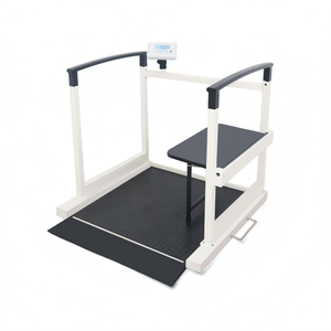 Báscula electrónica para silla de ruedas, báscula de pesaje para silla de ruedas de 300 kg, báscula para diálisis con IMC, báscula para silla de ruedas con interfaz RS-232 - Product Image 1
