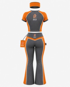Conjunto Deportivo de Verano para Mujer de 3 Piezas con Leggings y Diadema para Ejercicio, Fitness y Yoga - Ajuste Elástico Seguro - Product Image 2