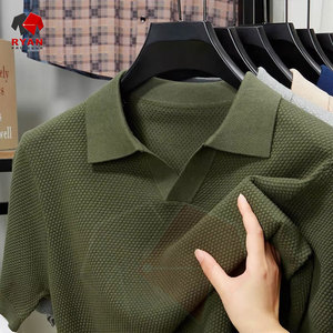 Chemises polo personnalisées Ryan Pro Gear pour hommes, style pull, avec logo personnalisé sur le panneau. - Product Image 1
