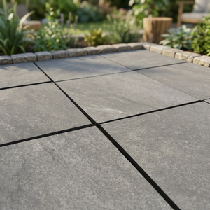 Hammer Stone Nero 20mm Full Body Porcelain Pavers 600x600mm Heavy Duty Outdoor Ceramic <b>Floor</b> Tiles - Product Image 5