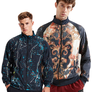 Men's Stand Collar Sublimation Training <b>Jacket</b> Men Sportswear Sublimation Sports <b>Jackets</b> OEM <b>Zipper</b> Sports Trainer <b>Jacket</b> Mens - Product Image 1