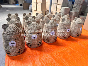 Cesta de juguetes creativa para guardería y niños, cesta de mimbre ecológica con forma de burro, organizador de juguetes de mimbre de fábrica vietnamita - Product Image 4