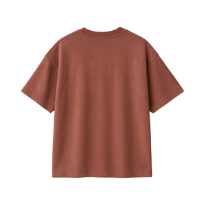 T-shirt en coton oversize délavé unisexe à col rond et manches courtes, imprimé, style streetwear décontracté - Product Image 2