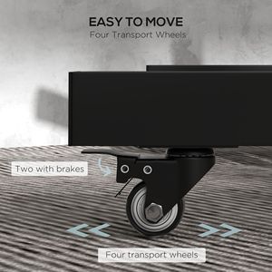 "Adjustable Foldable Fitness Equipment Weight <b>Plate</b> <b>Rack</b> for 2 Inch <b>Plates</b> 440lbs Capacity with Wheels & Clamps" - Product Image 5