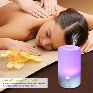 Mini humidificateur ultrasonique à brume froide avec lumières colorées, 4 réglages de minuterie, diffuseur d'huiles essentielles - Product Image 1