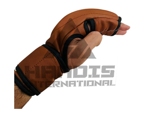 Nouveaux gants de MMA personnalisés, logo personnalisé, qualité professionnelle, cuir, demi-doigts respirants, gants de MMA sur mesure - Product Image 4
