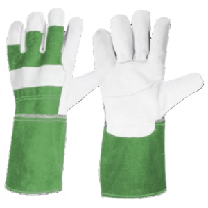Gants de sécurité en cuir de vachette pleine fleur canadien robustes pour la vente en gros, gants de travail renforcés pour le jardinage, résistants à la chaleur et aux étincelles - Product Image 4