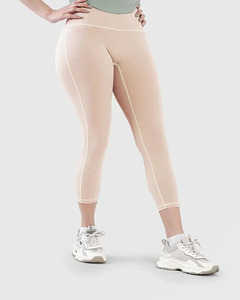 CLOVIX SPORTS Leggings Deportivos para Mujer con Panel de Malla, Poliéster y Spandex, Transpirables, con Logotipo Personalizado - Product Image 4