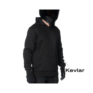 Sudadera Protectora para Motociclistas, Color Gris, con Protección en Hombros, Codos y Espalda, para Hombre, Manga Larga, Transpirable, de Poliéster - Product Image 1