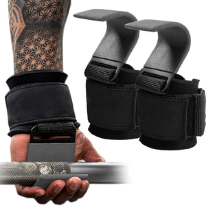 Custom Logo Neoprene Wrist <b>Straps</b> with Heavy Hooks -Duty <b>Lifting</b> Advanced Protection Unisex <b>for</b> Fitness Weight Heavy Hooks - Product Image 1