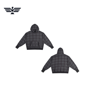 Men's Oversized Crop <b>Anime</b> Gothic <b>Hoodie</b> French Terry 100% Cotton Breathable Pullover Sweatshirt Pocket Casual Autumn Hooded Top - Product Image 1