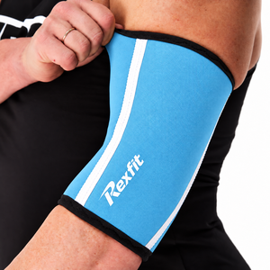 Mangas de compresión personalizadas con logo para gimnasio, levantamiento de pesas, entrenamiento de fuerza, soporte de compresión, proveedor mayorista - Product Image 3