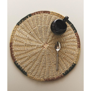 2026 Trending Seagrass Charger Plates Customize Sizes Variety of Colors Handmade <b>Placemat</b> for Table Decor Made From Vietnam HNH - Product Image 6