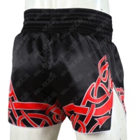 Shorts de Boxe Muay Thai MMA BJJ Personnalisés à Marque Privée, Imprimés par Sublimation, 100% Polyester Écologique, Imperméables pour Hommes