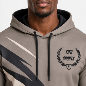Premium Men <b>Sublimation</b> <b>Hoodie</b> Custom Sportswear Men <b>Sublimation</b> <b>Hoodie</b> With Full Print Polyester Fabric Breathable Construction - Product Image 5