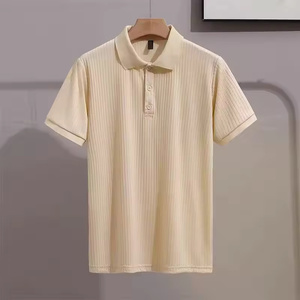 เสื้อเชิ้ตผู้ชายไซส์ใหญ่แบบมีปก คอตตอน/โพลีเอสเตอร์  ผ้าถักลายริบ  แขนสั้น  สีพื้น  สไตล์ลำลอง  สามารถปรับแต่งได้ตามความต้องการของ OEM - Product Image 2