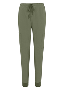 Ensemble de blouses médicales pour femmes, vert olive, haut à col en V, poches, pantalon à cordon, uniformes d'hôpital, toile 100% coton, logo personnalisé, toutes saisons - Product Image 2