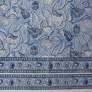 Nouvelle tendance : Nappe indienne pour 10 personnes, 180x270 cm, lavable, motif floral tissé, prix de gros - Product Image 5