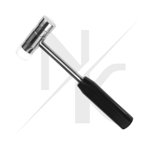 Maillet professionnel en nylon de qualité supérieure, 30 mm, à une face, 10 pouces, outil chirurgical orthopédique pour os, outils et équipements de bijouterie, manche noir - Product Image 2