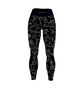 Leggings de sport pour femmes, décontractés, en coton/bambou, imprimé léopard, respirants, taille haute, longueur genou, sans couture, pour yoga, gym, fitness - Product Image 4