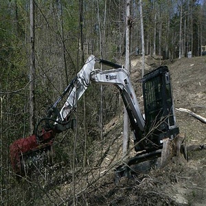 Professional Bobcats Crawler Mini Excavator <b>Mulcher</b> Bagger PLC Hydraulic Pump Engine 1000W High Efficiency Powerful Equipment - Product Image 6