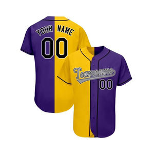 Camiseta de Béisbol Personalizada Barata, Diseño Negro, Logotipo Bordado Sublimado, Transpirable, Manga Corta - Product Image 6