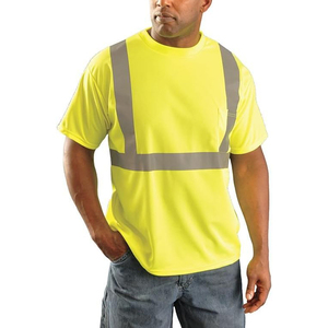 Camisetas de Seguridad para la Construcción Multicolores Clase 2, Tela Transpirable de Alta Visibilidad, Logotipo Personalizado, Camisetas Reflectantes de Manga Corta - Product Image 5