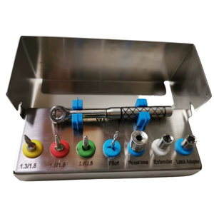 Kit d'extraction d'implants dentaires, ensemble de septures osseuses, outils de démontage de fixations, clé à douille, 1 ensemble, kit allemand de retrait de vis cassées pour chirurgie - Product Image 6