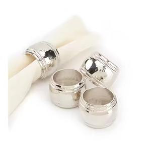 Anillo de servilleta de metal con acabado elegante para decoración de mesa de comedor y uso doméstico. - Product Image 4