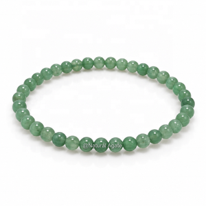 Pulsera de Hematita Natural de 4mm al por Mayor – Pulsera Elástica de Hematita Gris Metálica Pulida con Cuentas Redondas - Product Image 2