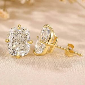 Pendientes de Diamantes de Moissanita de Lujo, Plata de Ley 925, Joyería de Boda para Mujer, Disponibles a Precio de Mayoreo - Product Image 4