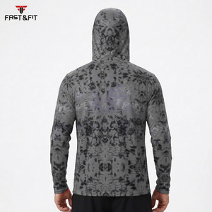 Camisetas de Pesca para Hombre con Protección Solar, Diseño Sublimado en Tela 100% Poliéster, Manga Larga y Capucha - Product Image 2
