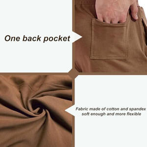 Pantalones Cortos Deportivos para Hombre, Estilo Hip Hop, 100% Algodón, Felpa Francesa de 330 GSM, Antiarrugas, Venta al Por Mayor - Product Image 3