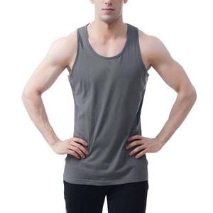 Breathable Plus Size Men's Tank Tops From Pakistan Gym Fitness Men's Clothing Workout Shirts Crewneck Sleeveless Summer Tank Top - Product Image 1