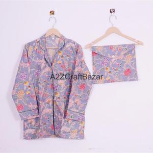 Ensembles de pyjamas pour femmes en gros – Vêtements de nuit et de détente en modal, pyjamas personnalisés en coton à manches longues et doux pour femmes - Product Image 2