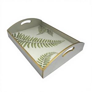Handmade Elegant Customized Hotel Restaurant Serving Tray <b>Table</b> Decorative Pizza Tray <b>Water</b> Glass Engraved for Customers' Orders - Product Image 4