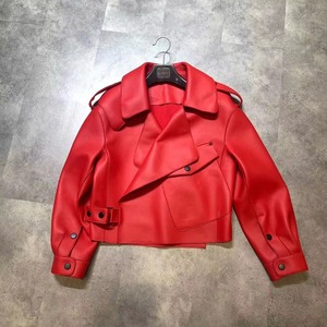 Chaqueta de Cuero Genuino de Piel de Vaca para Mujer, Estilo Bomber, Transpirable, Impermeable y Resistente al Viento - Product Image 6