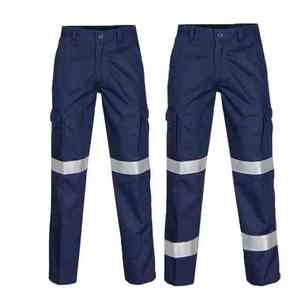 Pantalones de Seguridad con Certificación BS, Personalizados al por Mayor con Marca Propia, Pantalones de Trabajo con Serigrafía Reflectante para Hombre, Tallas Grandes - Product Image 4