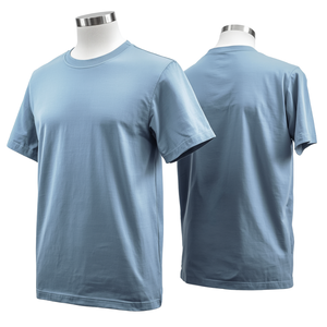 Men Premium Crew Neck Heavyweight Knitted 100% Cotton Eco-Friendly Oversized Fit Silk Screen Printed Front <b>Logo</b> 180g Short - Product Image 4
