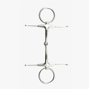 Bocado para caballo de acero inoxidable de la mejor calidad con anillas y boquilla articulada para uso ecuestre, bocado para caballo estilo western. - Product Image 4