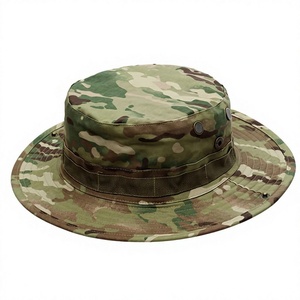 Best Jungle Camouflage Bonnie Hat Outdoor & Indoor Adjustable Durable Unisex Tactical Safety Hat for <b>Hiking</b> Fishing - Product Image 4