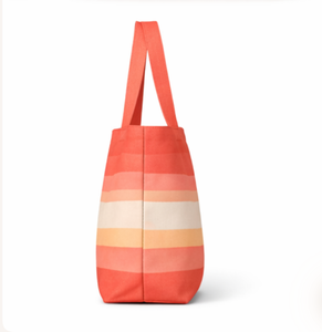 Sacs de plage personnalisés en gros avec logo imprimé, sacs shopping en toile avec fermeture éclair, sacs shopping réutilisables en toile - Product Image 5